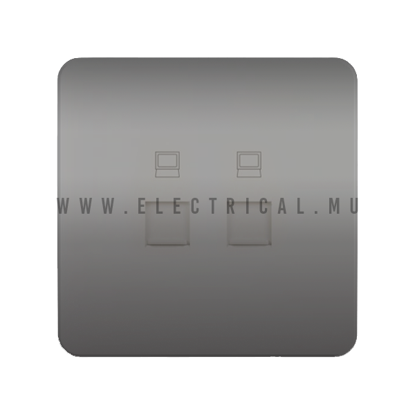 Hager Dream Data Socket RJ45 CAT6 (Double)