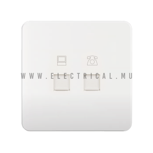 Hager Dream Data Socket RJ45 + RJ11