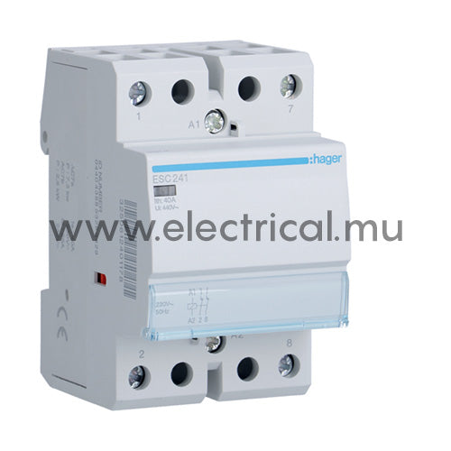 Hager Contactor 2NC - 2P - 40A