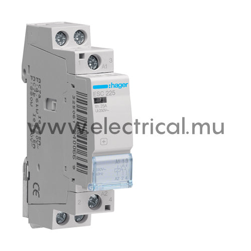 Hager Contactor 2NO - 2P - 25A