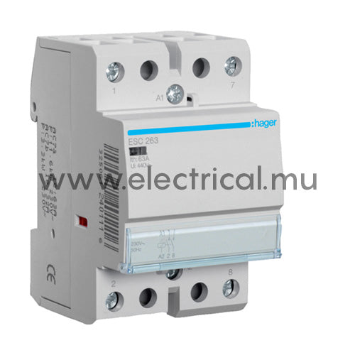 Hager Contactor 2NO - 2P - 63A