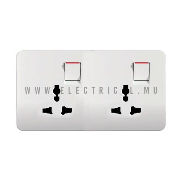 Hager Dream Multistandard Socket16A (Double)
