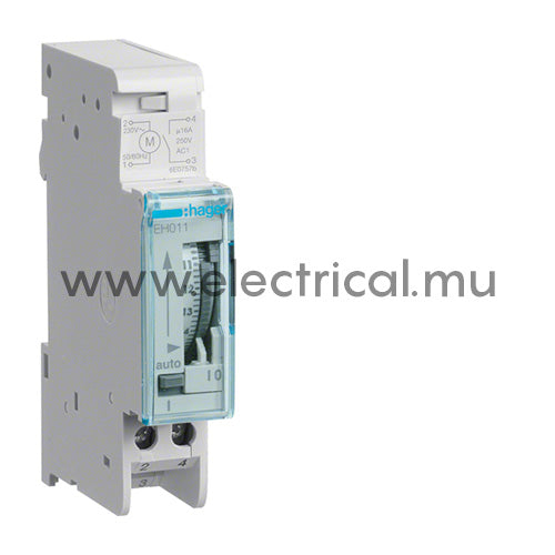 Hager Analog Timer | Daily time switch 1 channel | Electrical.mu