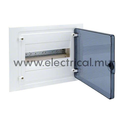 Hager Flush Mounting Enclosures (Transparent Door) - 12 Modules