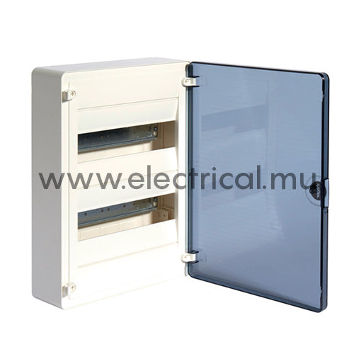 Hager Surface Mounting Enclosure (Transparent Door) - 36 Modules