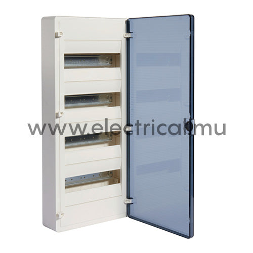 Hager Surface Mounting Enclosure (Transparent Door) - 36 Modules