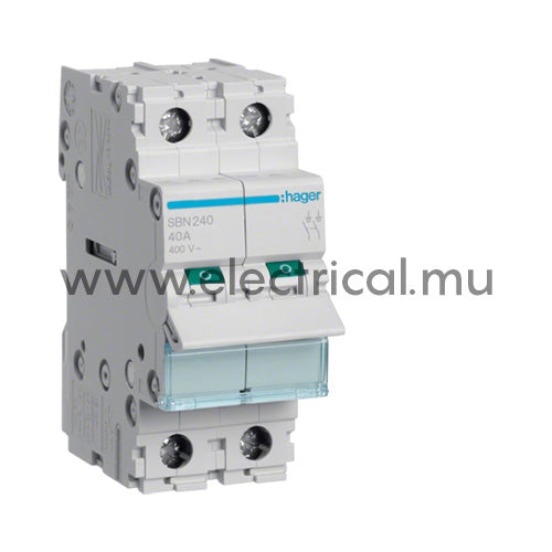 Hager Modular Switch 2P - 40A