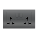 Hager Muse Multistandard Socket 16A (Double)