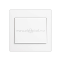 Hager Muse Bell Switch 10A (1 Gang)