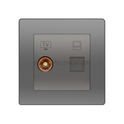 Hager Muse TV socket + Data cat5e