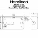 Hamilton Metalclad Back Boxes