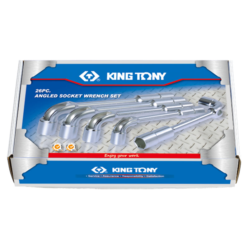 King Tony Angled Socket Wrench Set (6-32 mm) - 26 PC
