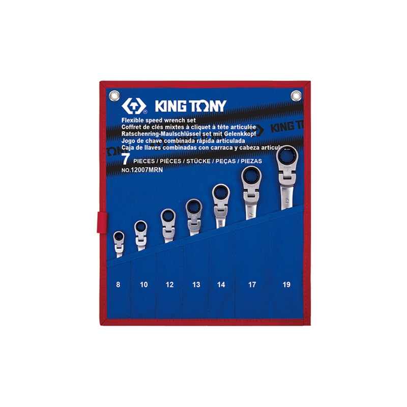 King Tony Flexible Speed Wrench Set (8 -19 mm) - 7 PC