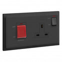 Legrand Belanko S Cooker Unit - 45A DP Switch + 13A Socket
