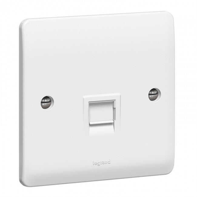 Legrand Synergy Telephone Socket (RJ 11/RJ 12)