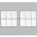 Legrand Arteor 2 Way Switch 10A  - 1 gang to 6 gang (complete with support frame and plate)