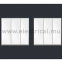 Legrand Arteor 2 Way Switch 10A  - 1 gang to 6 gang (complete with support frame and plate)