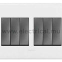Legrand Arteor 2 Way Switch 10A  - 1 gang to 6 gang (complete with support frame and plate)