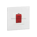 Legrand Arteor Double Pole Switch 45A - Neon (with plate)