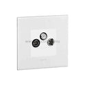 Legrand Arteor Socket TV-R-SAT Shielded (with support frame and plate)