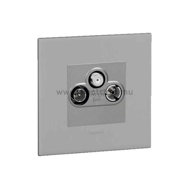 Legrand Arteor Socket TV-R-SAT Shielded (with support frame and plate)