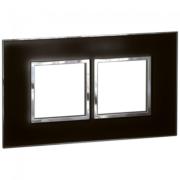 Legrand Arteor Cover Plate Mirror Black (4Mod)