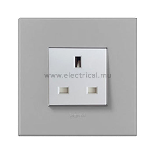 Legrand Arteor BS EN Sockets 13A - Single or Double (with support frame and plate)