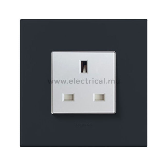 Legrand Arteor BS EN Sockets 13A - Single or Double (with support frame and plate)