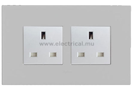 Legrand Arteor BS EN Sockets 13A - Single or Double (with support frame and plate)