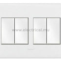 Legrand Arteor Intermediate Switch 10A - 1 Gang to 4 Gang (complete with support frame and plate)