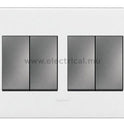 Legrand Arteor Intermediate Switch 10A - 1 Gang to 4 Gang (complete with support frame and plate)