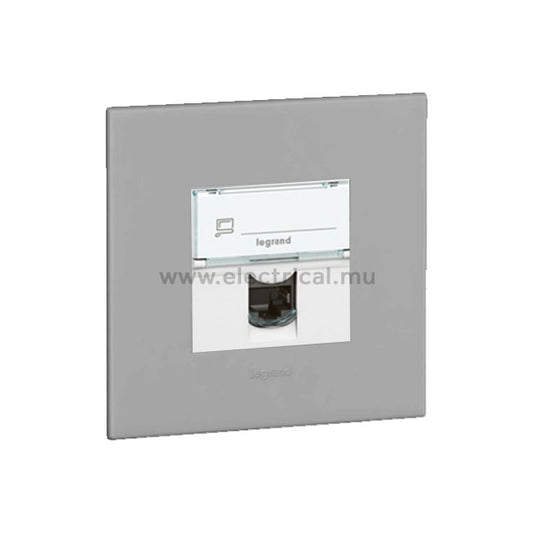 Legrand Arteor RJ45 Sockets Cat6 UTP - Single or Double (with support frame and plate)