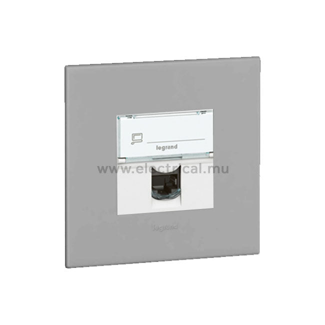 Legrand Arteor RJ45 Sockets Cat6 UTP - Single or Double (with support frame and plate)