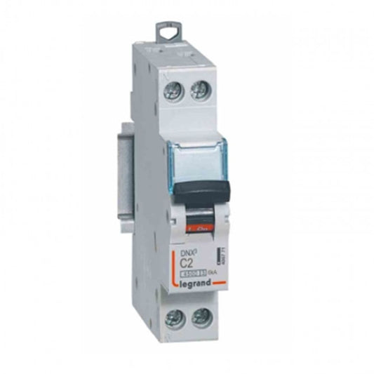 Legrand Breaker - MCB DNX³ - 6KA C Curve (1P+N) - 2A