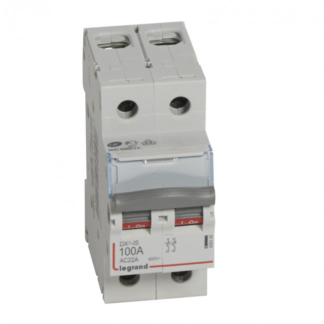 Legrand Isolators DX³ 2P - Choose from 32A | 40A | 63A | 100A