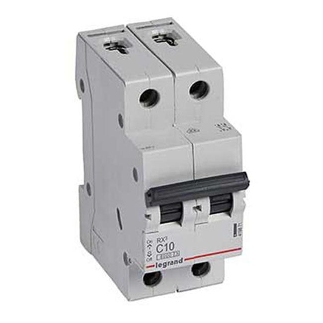 Legrand Breaker - MCB RX³ - C Curve 2P - 6000A. Choose from 10A to 63A