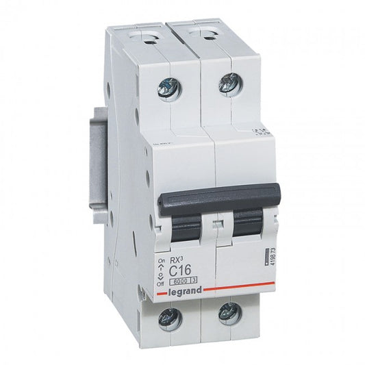 Legrand Breaker - MCB RX³ - 10kA C Curve 2P - 16A