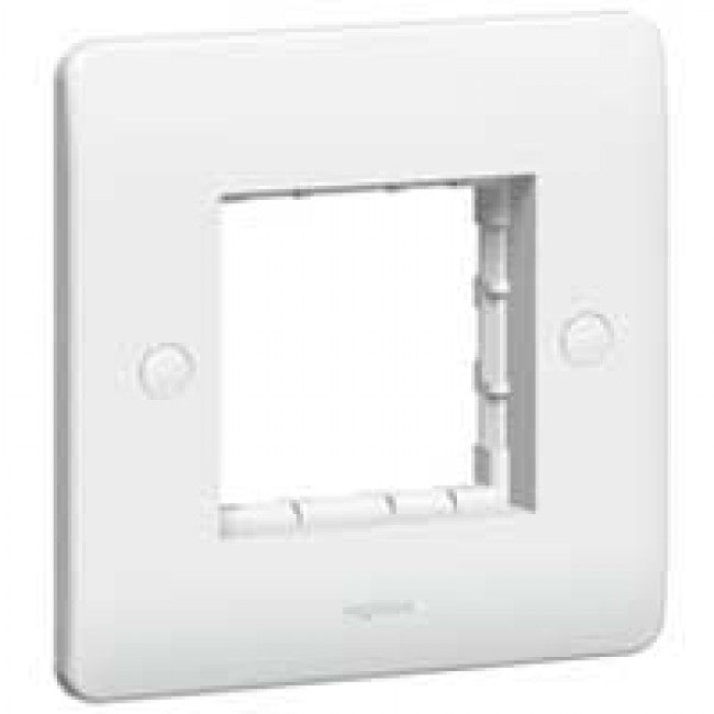Legrand Synergy White Carrier Plate - Choose from Single or Double