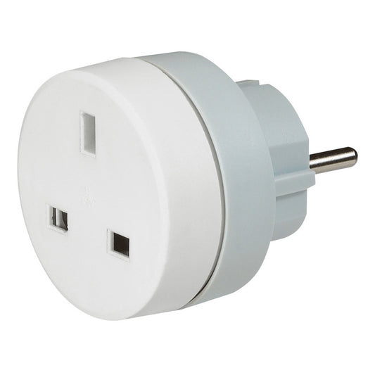 Legrand Travel Adaptor (British to French/German Standard) - 2P+E - 16/13 A