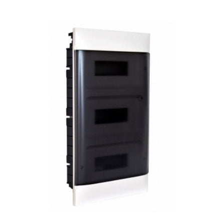 Practibox S flush-Mounting Cabinet with 12 modules per row (Choose from 1 to 4 row)