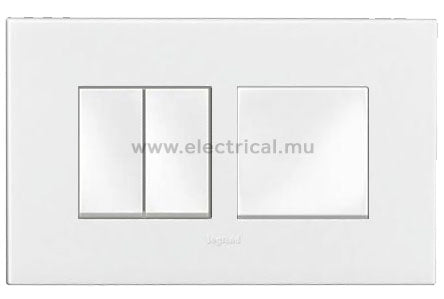 Legrand Arteor 2 Way Switch 10A  - 1 gang to 6 gang (complete with support frame and plate)