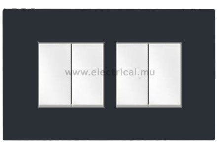 Legrand Arteor 2 Way Switch 10A  - 1 gang to 6 gang (complete with support frame and plate)