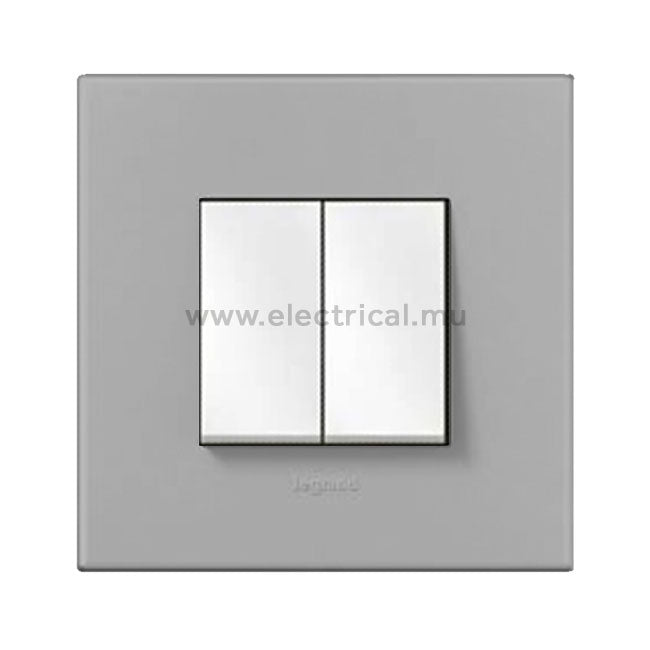 Legrand Arteor 2 Way Switch 10A  - 1 gang to 6 gang (complete with support frame and plate)