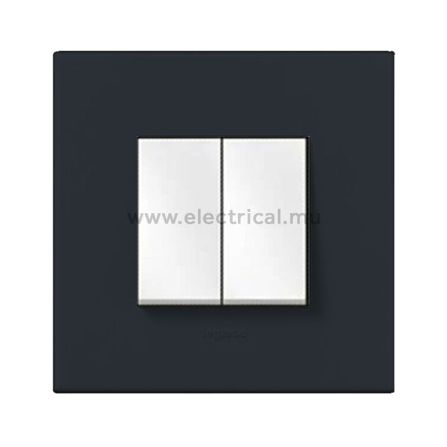 Legrand Arteor 2 Way Switch 10A  - 1 gang to 6 gang (complete with support frame and plate)