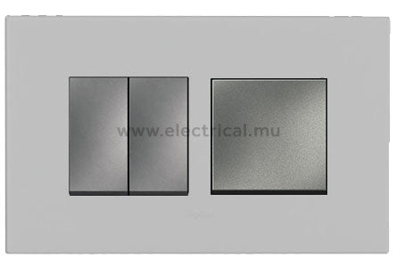 Legrand Arteor 2 Way Switch 10A  - 1 gang to 6 gang (complete with support frame and plate)