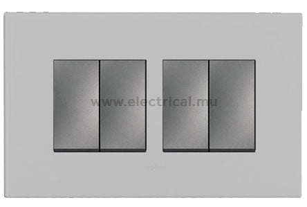 Legrand Arteor 2 Way Switch 10A  - 1 gang to 6 gang (complete with support frame and plate)