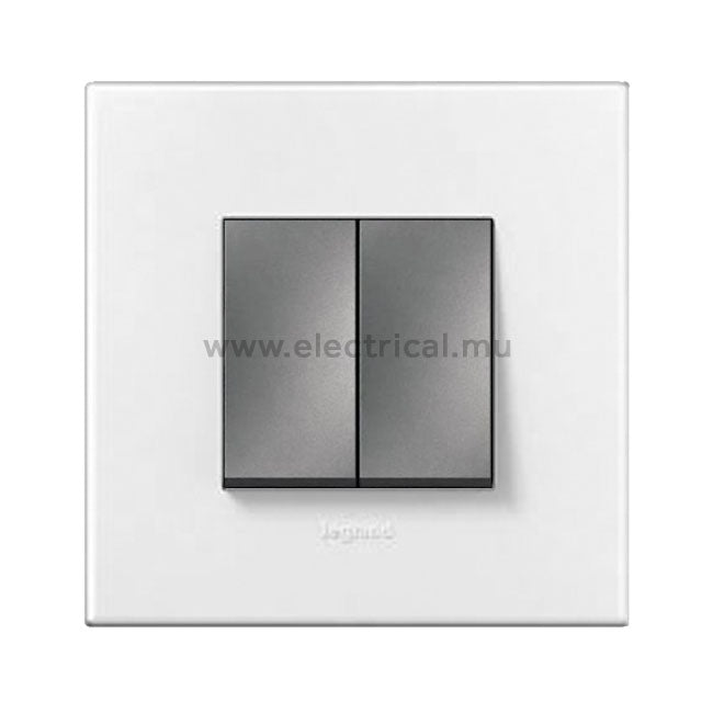 Legrand Arteor 2 Way Switch 10A  - 1 gang to 6 gang (complete with support frame and plate)
