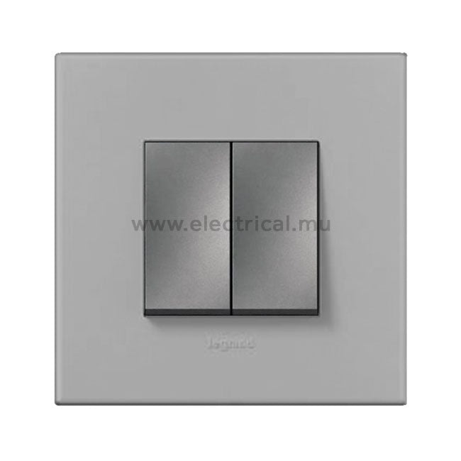 Legrand Arteor 2 Way Switch 10A  - 1 gang to 6 gang (complete with support frame and plate)