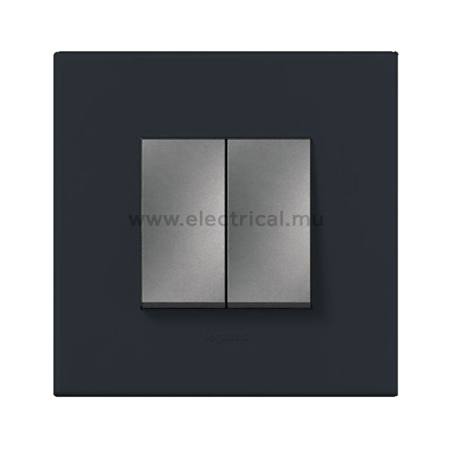 Legrand Arteor 2 Way Switch 10A  - 1 gang to 6 gang (complete with support frame and plate)