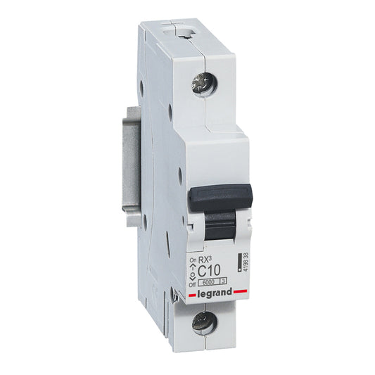 Legrand Breaker - MCB RX³ - 6 kA C Curve 1P - 10A
